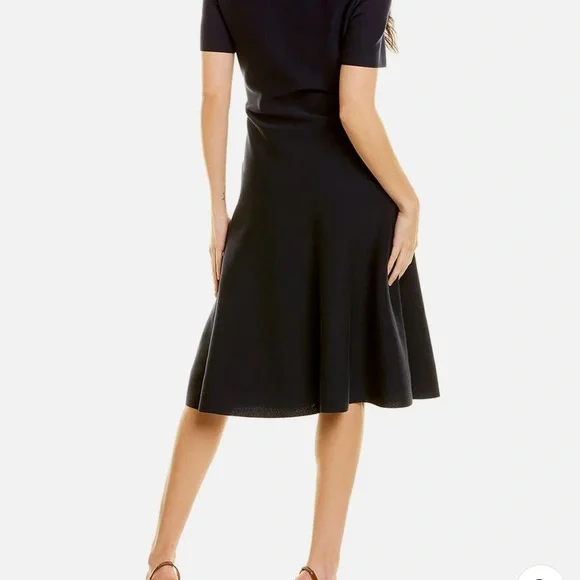 St John navy knit a-line dress. Stunning! - Picture 2 of 5